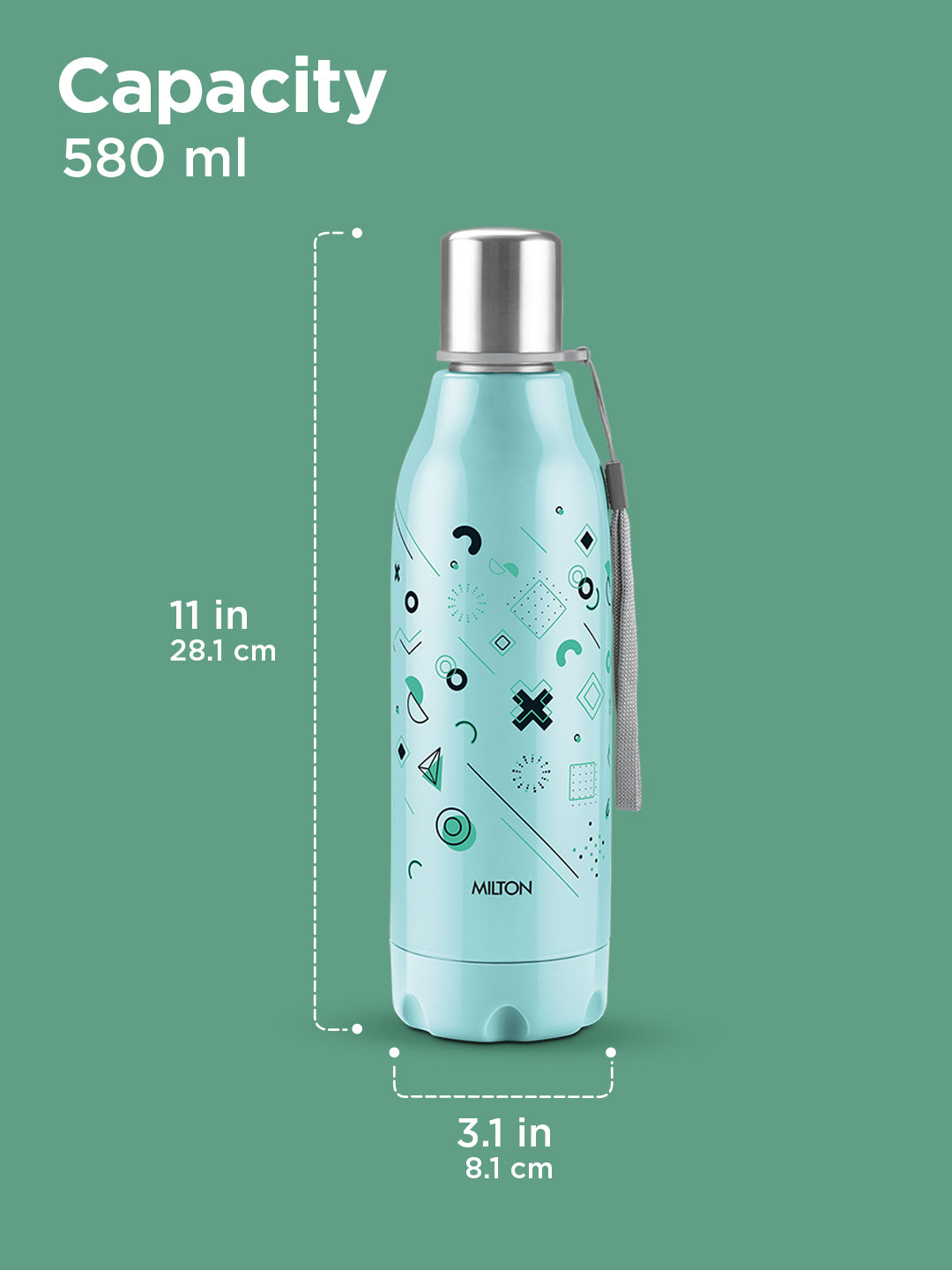 Steel Linear Insulated Water Bottle (Milton)