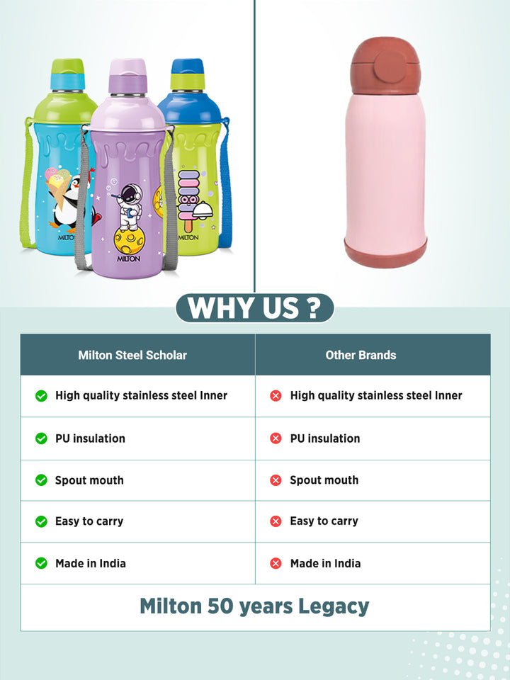 Steel Scholar Water Bottle (Milton)