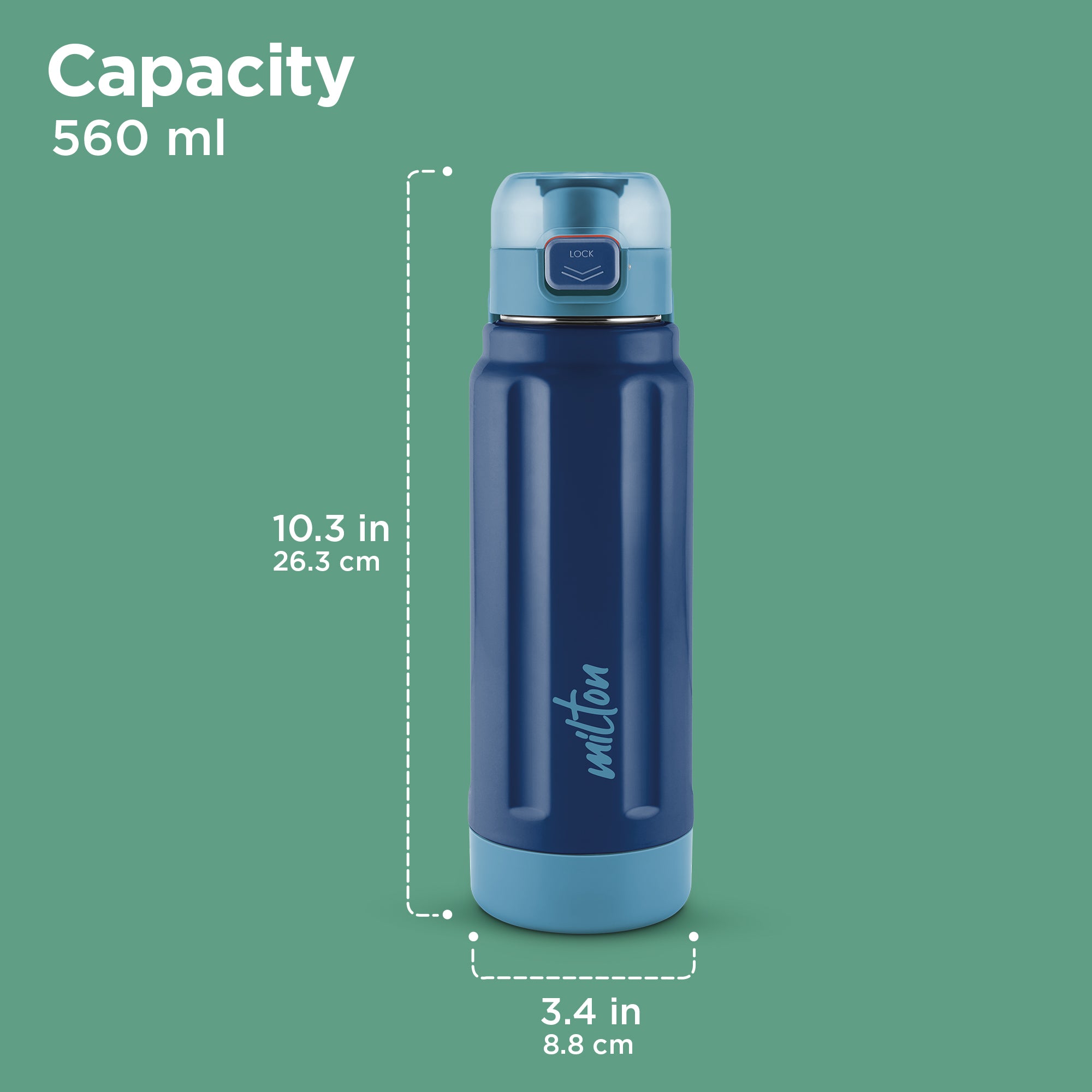 Steel Taurus Water Bottle (Milton)