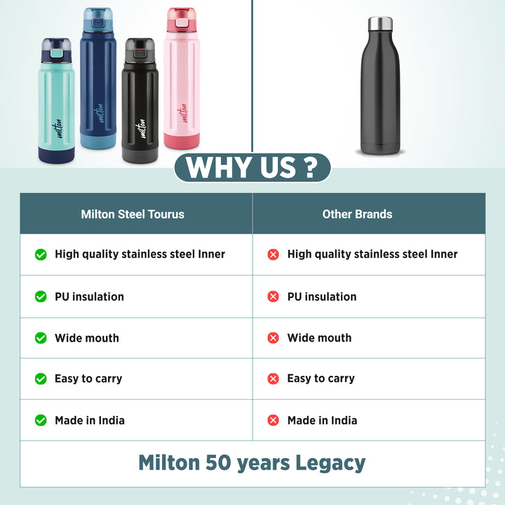 Steel Taurus Water Bottle (Milton)