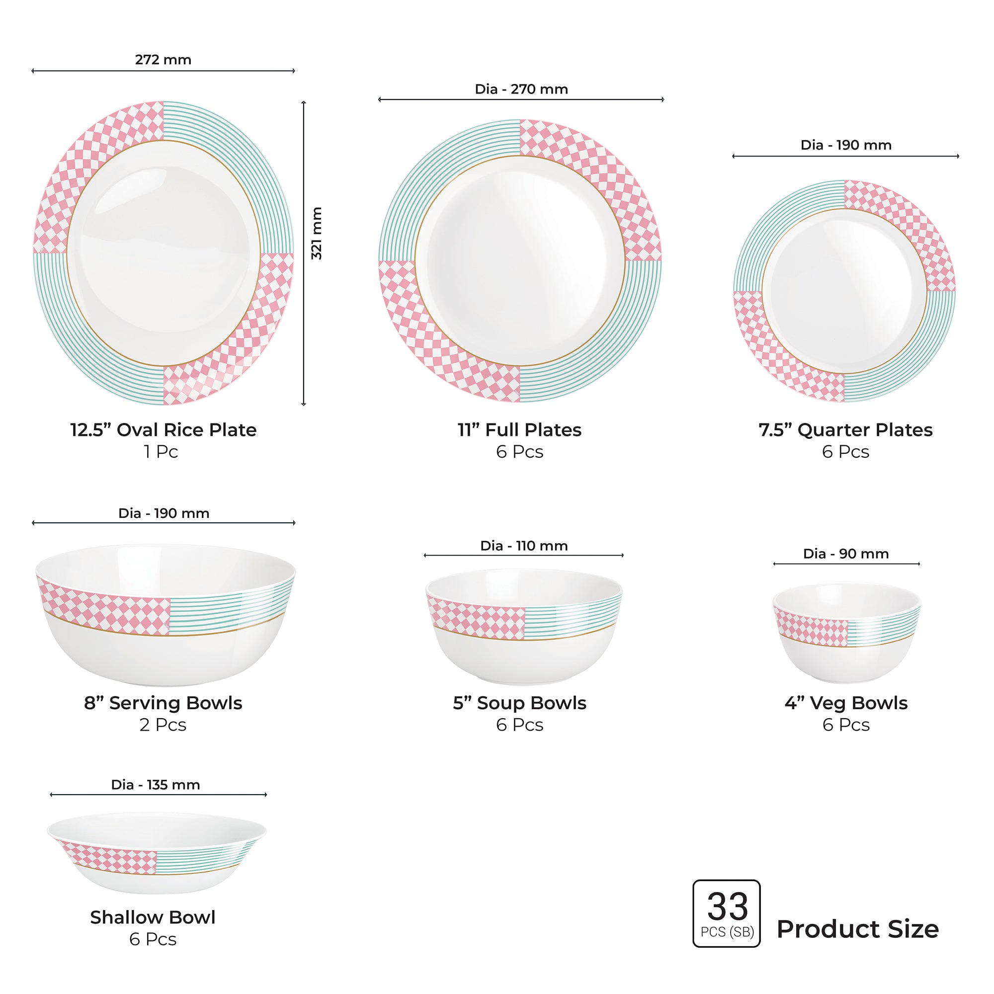 Terrana Collection Dinner Set - FRESCO