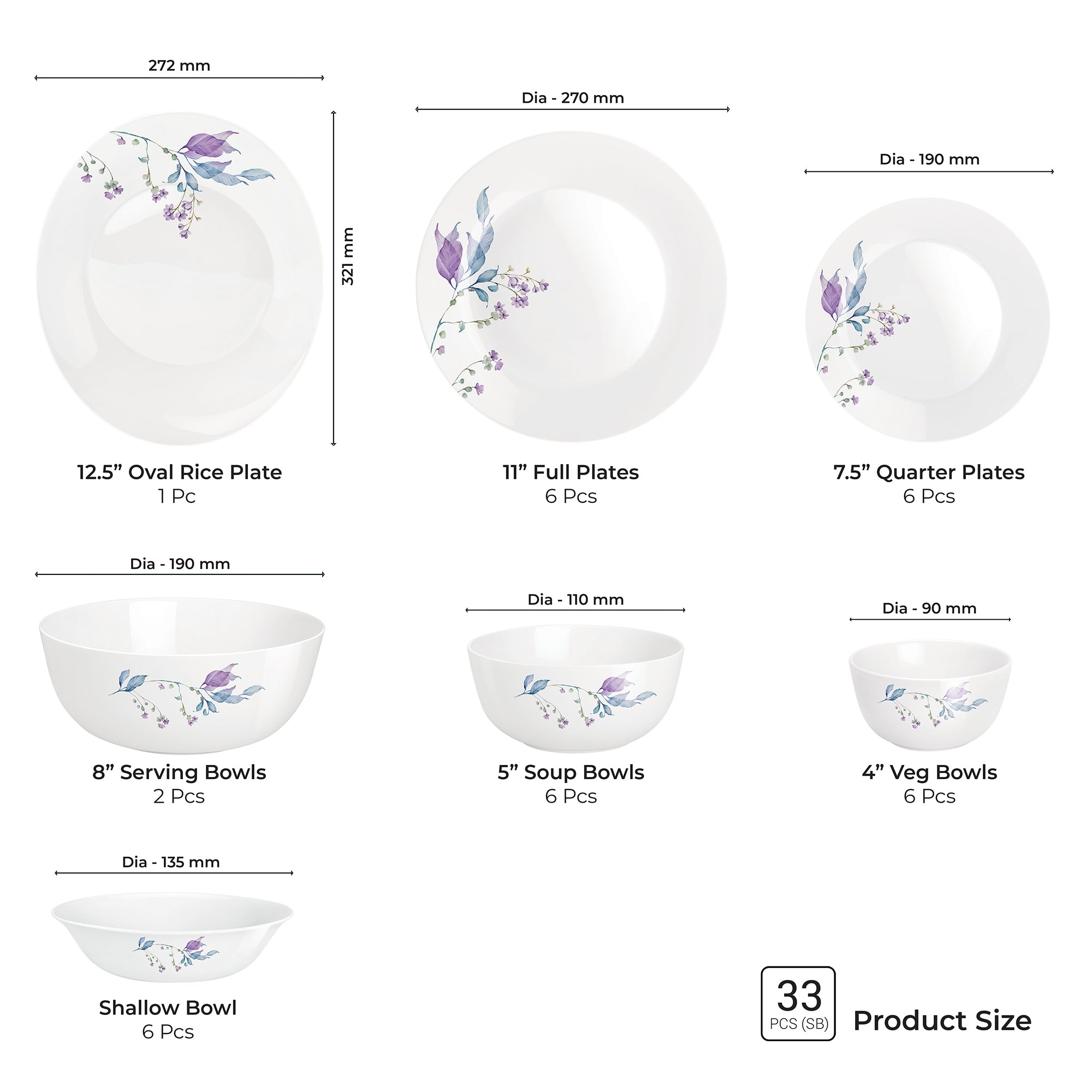 Terrana Collection Dinner Set - SERENA
