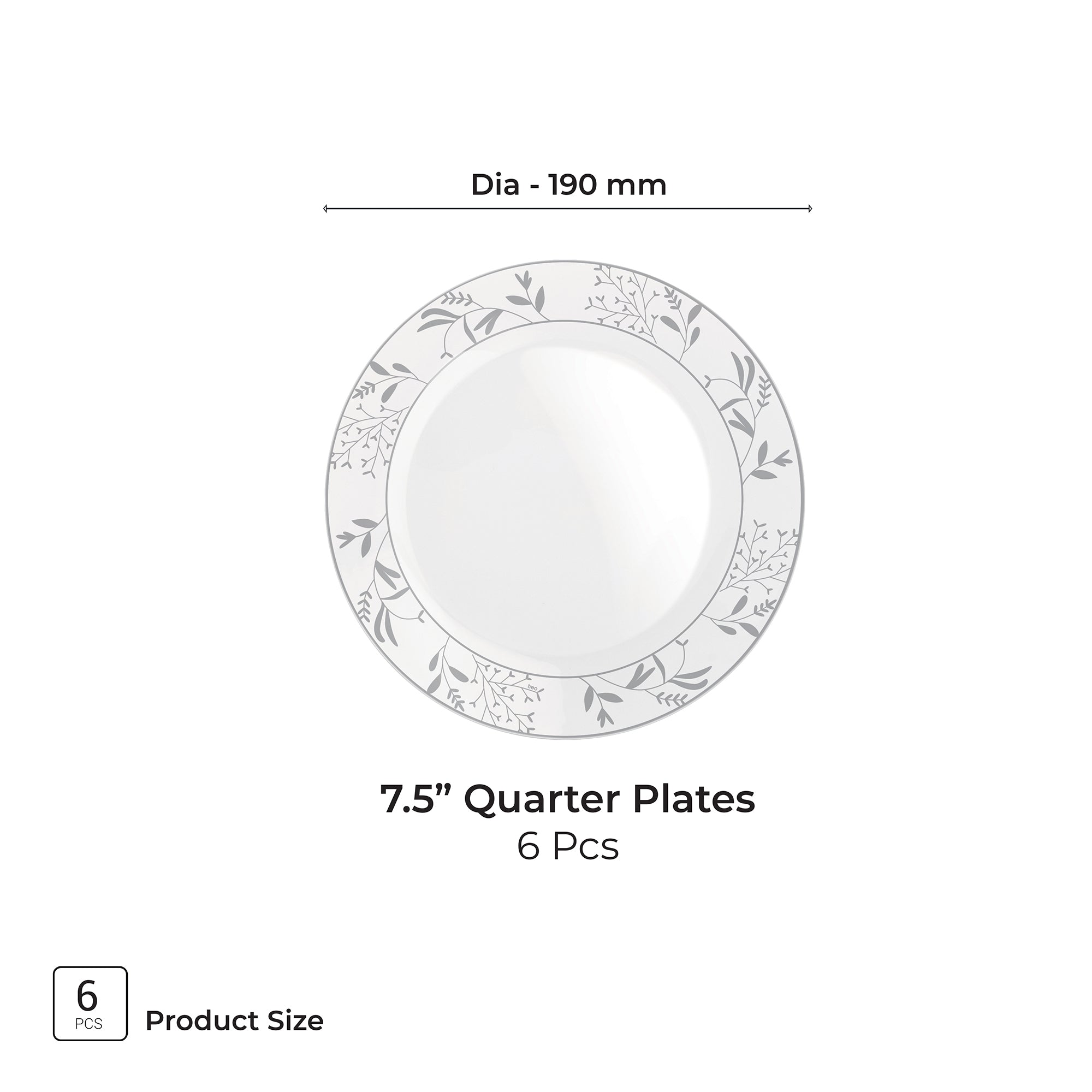 Terrana Collection Plate Set - HAZEL (Treo by Milton)