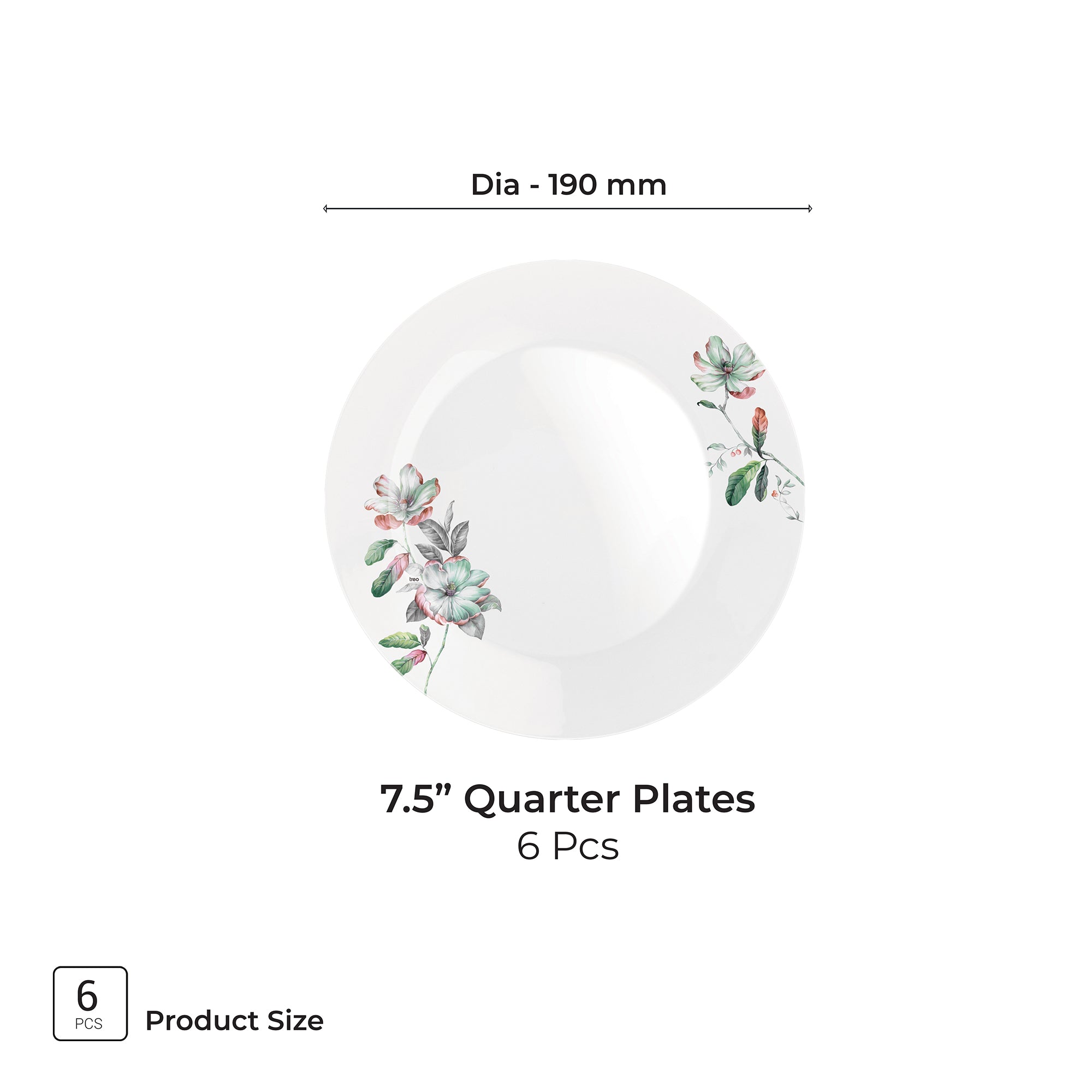 Terrana Collection Plate Set - BLUSH (Treo by Milton)