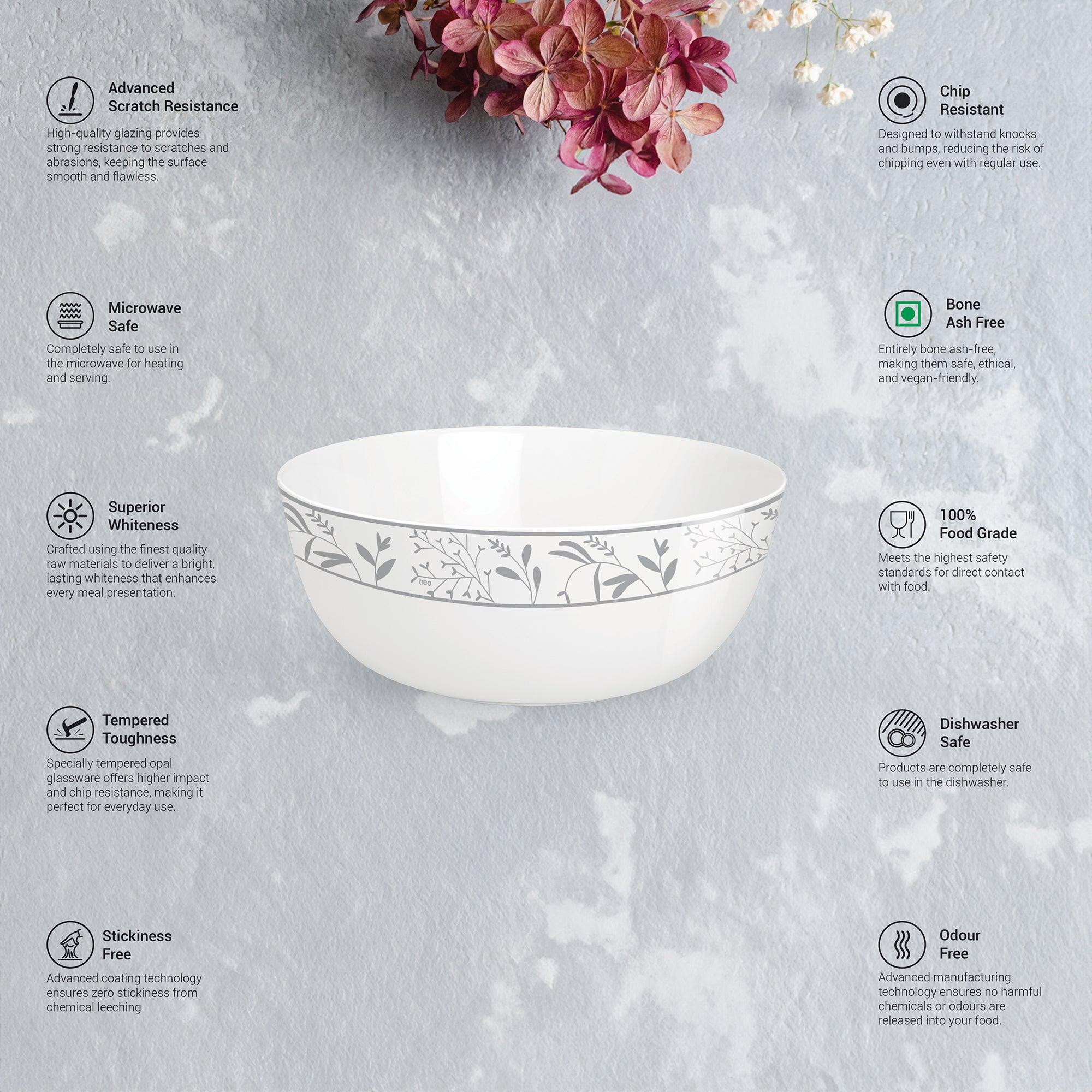 Terrana Collection Bowl Set - HAZEL (Treo By Milton)