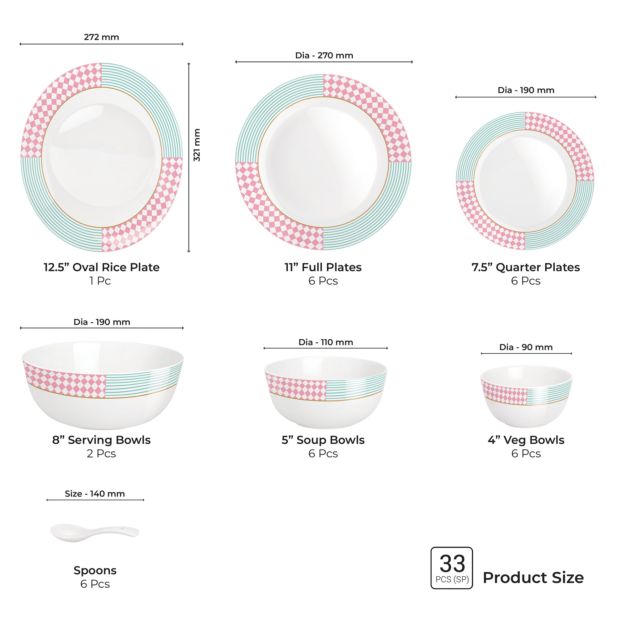Terrana Collection Dinner Set - FRESCO