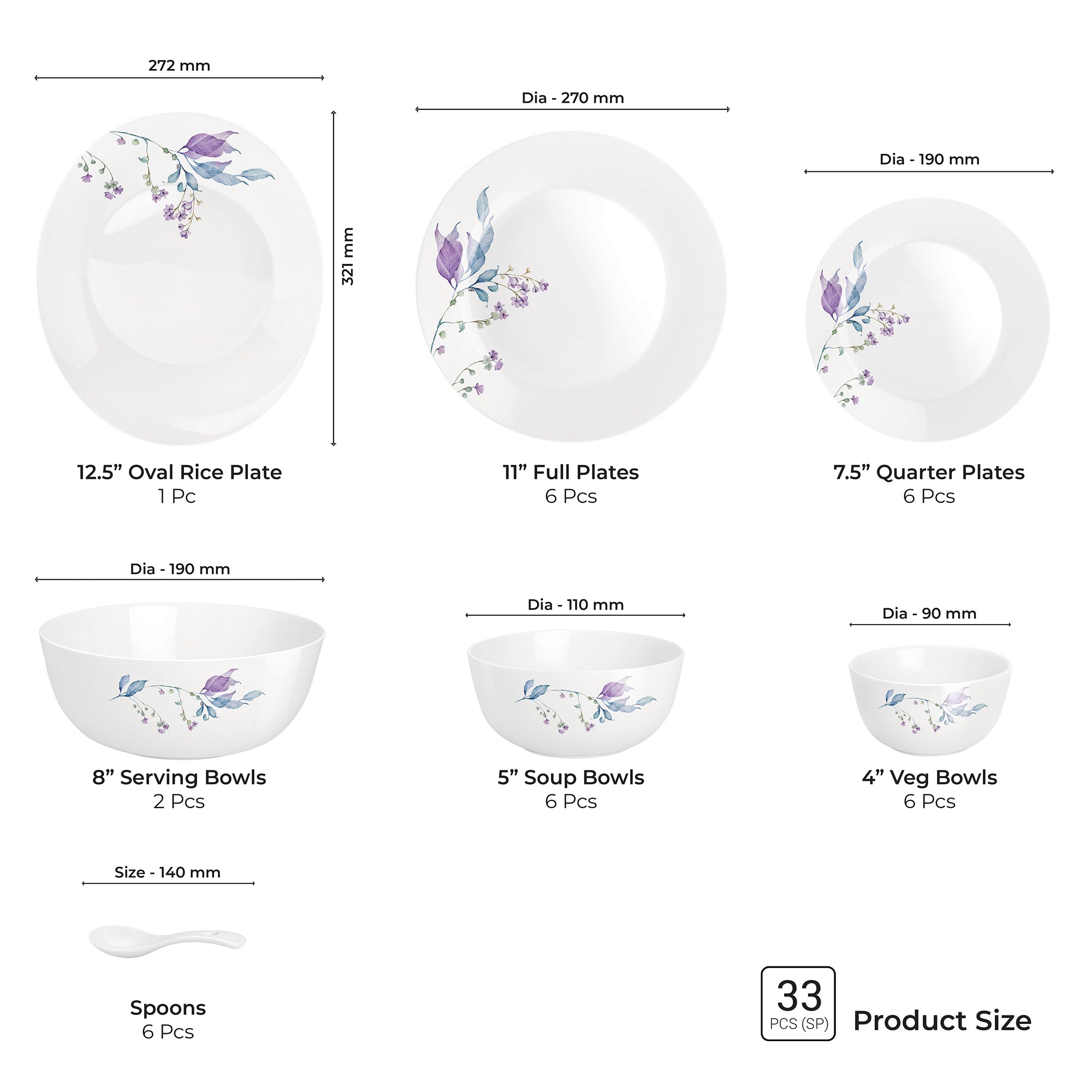 Terrana Collection Dinner Set - SERENA
