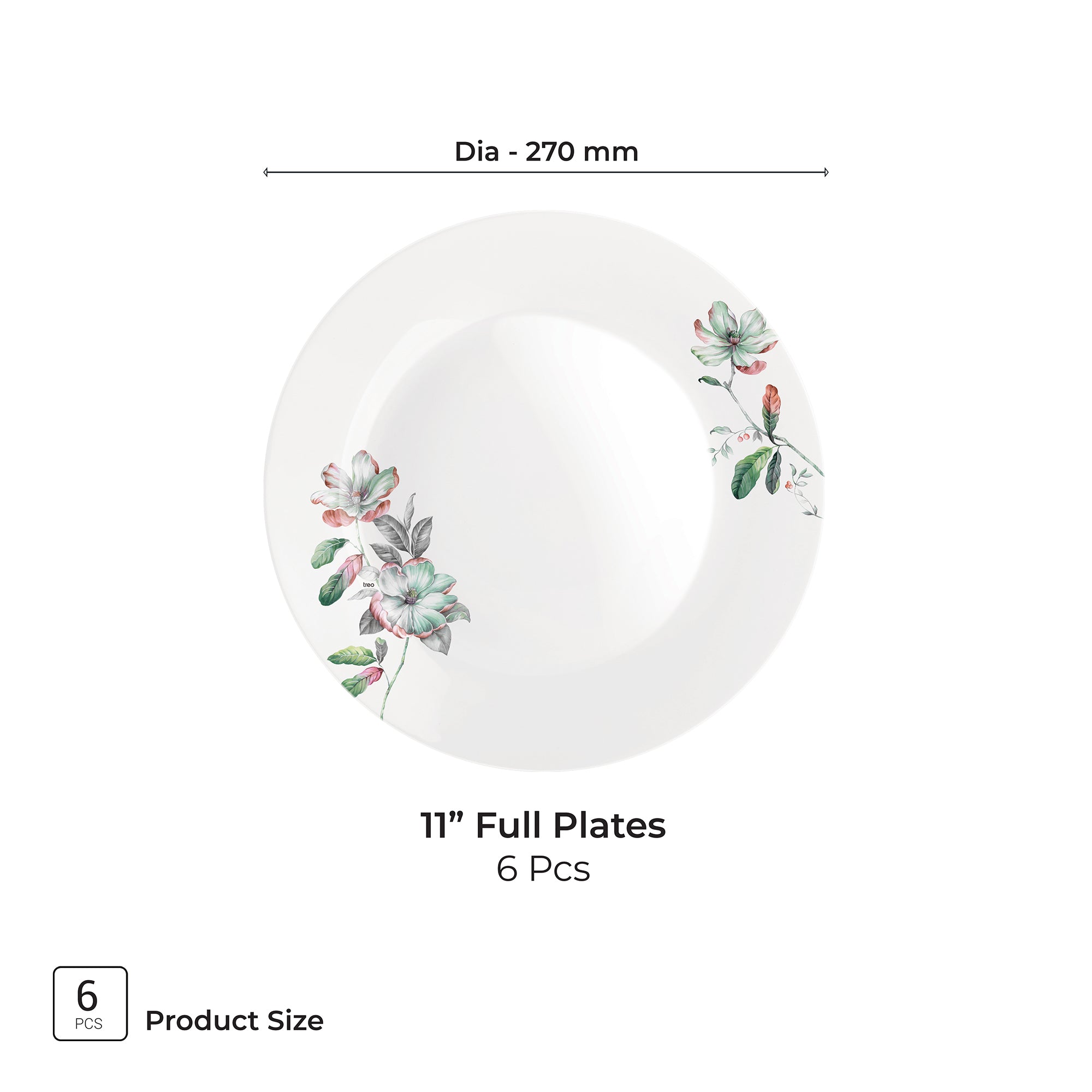 Terrana Collection Plate Set - BLUSH (Treo by Milton)