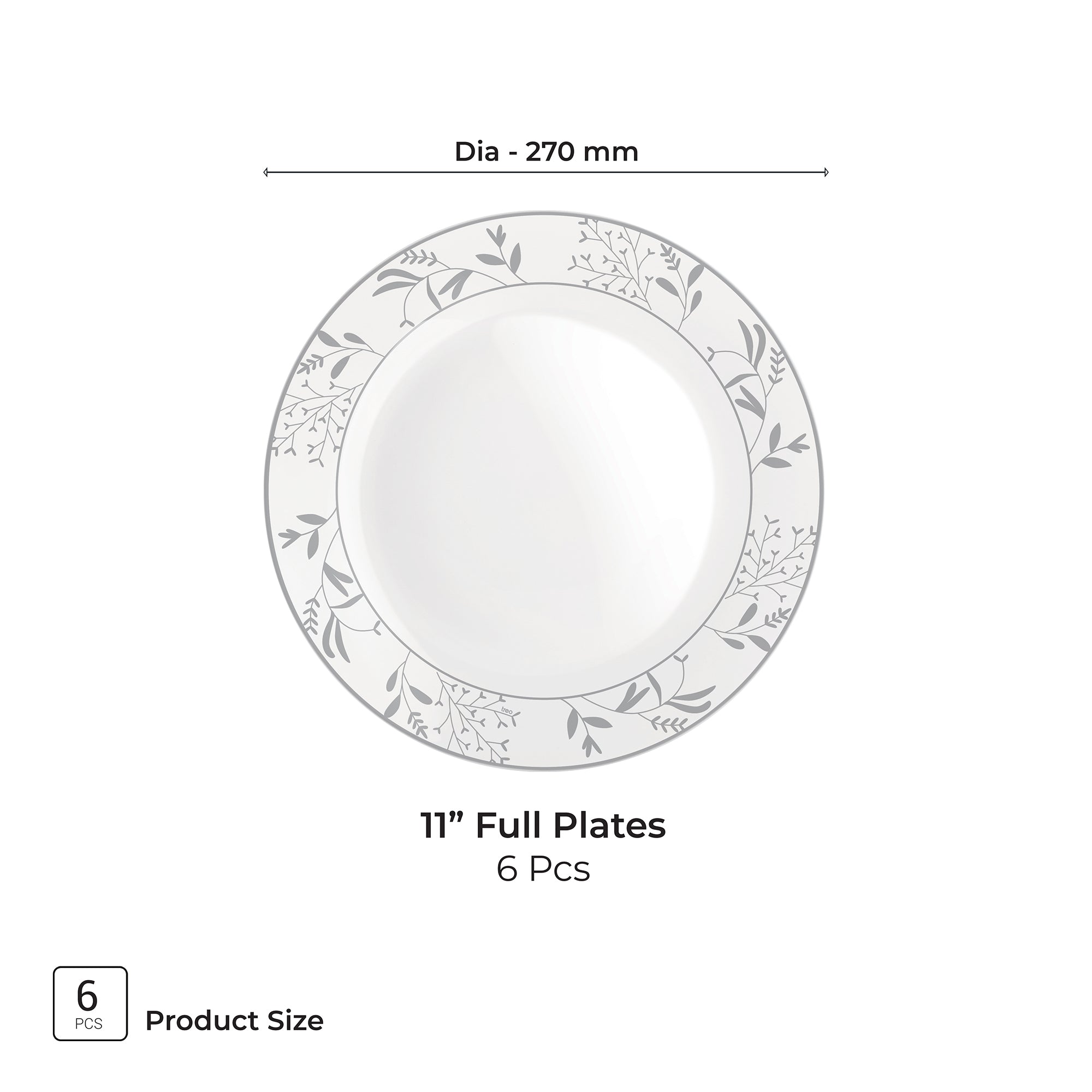 Terrana Collection Plate Set - HAZEL (Treo by Milton)