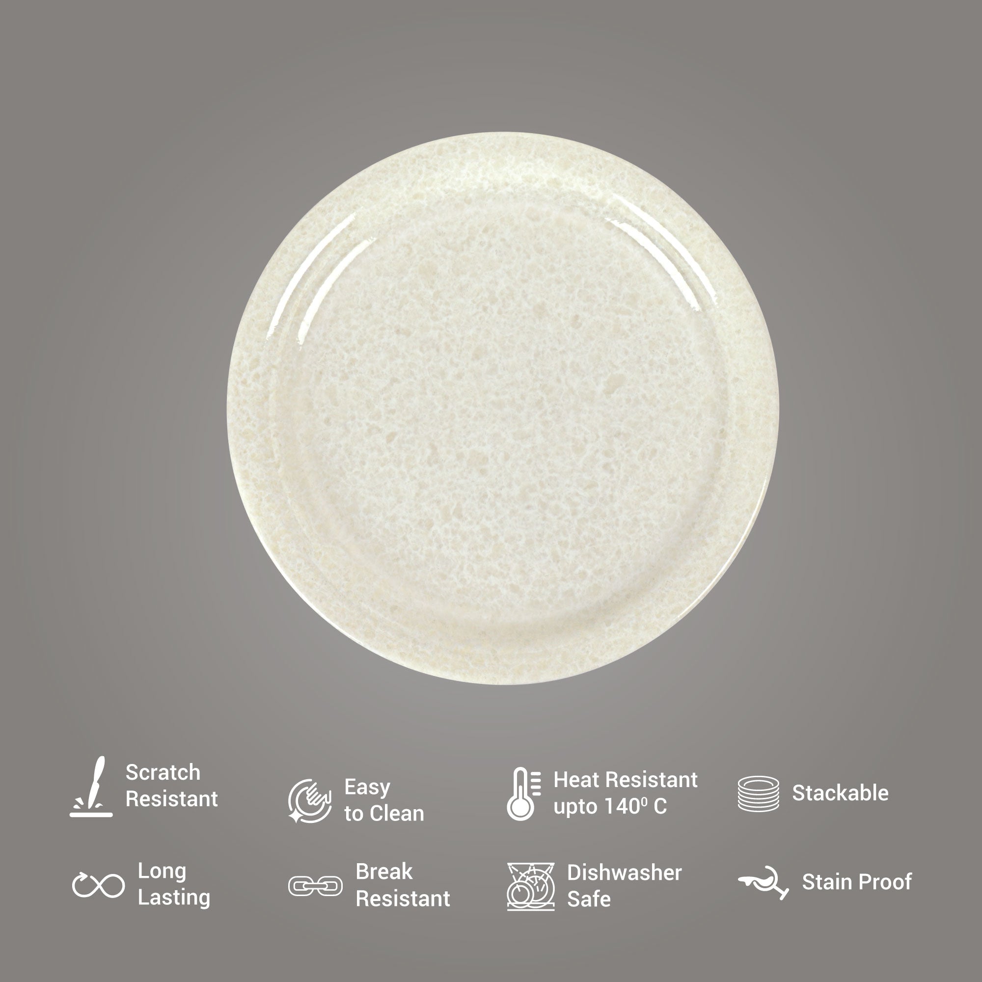 Lissome Dinner Set - Terrosoivory (Melamine)