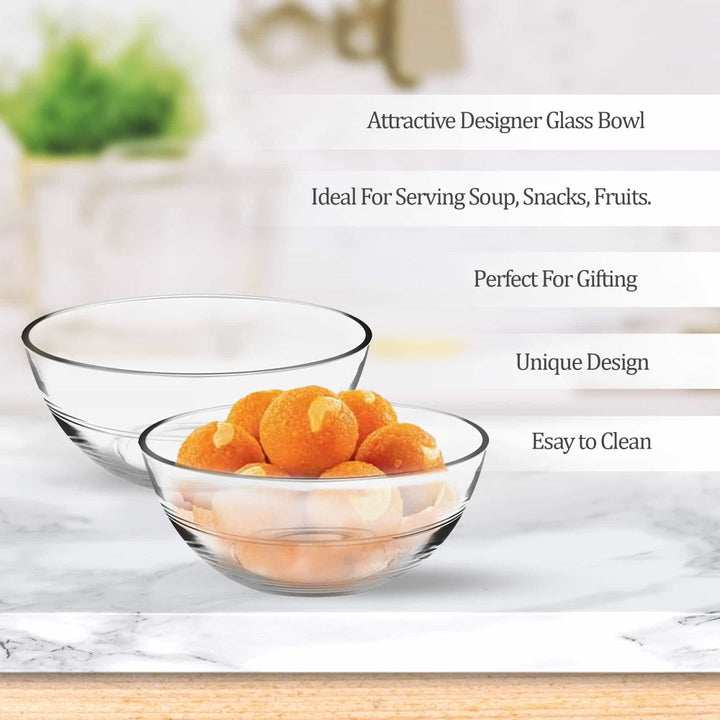 Jelo Crystal Serving Bowl (Treo by Milton)