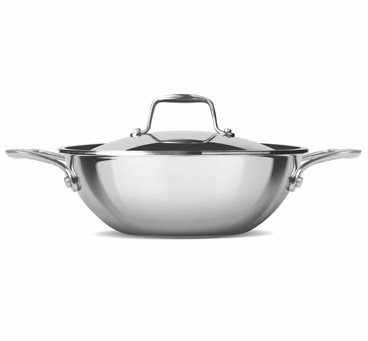 Triply Stainless Steel Kadhai with Lid (Milton Procook)