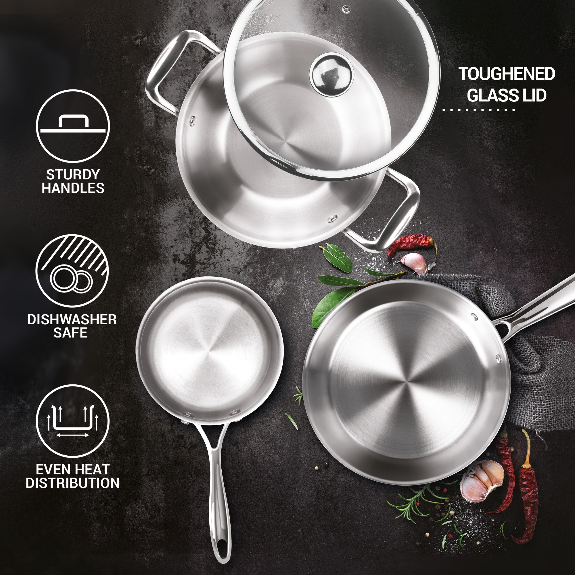 Triply 4 Pcs Set Features