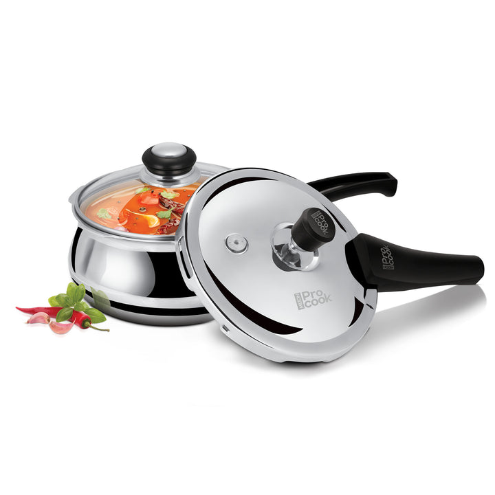 Pressure Cooker Outer Lid Curve Triply (Milton Procook)