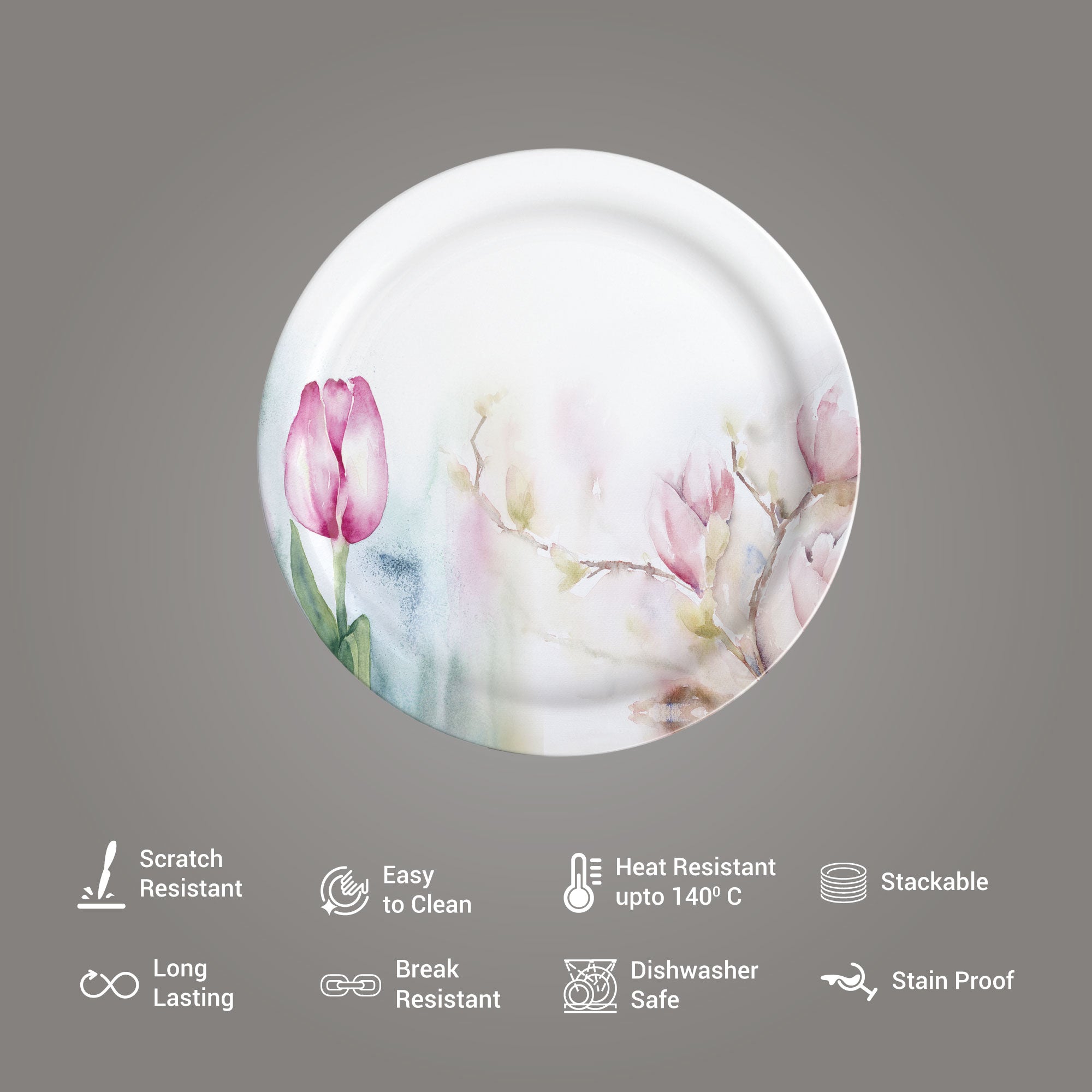Lissome Dinner Set - Tulip (Melamine)