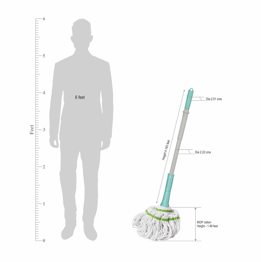 Twist & Squeeze Mop - Cotton (Spotzero by Milton)