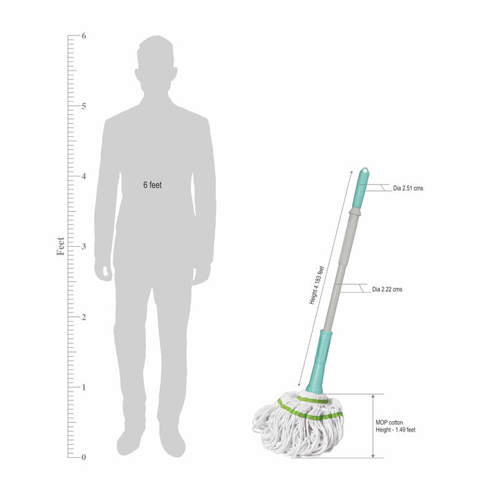 Twist & Squeeze Mop - Cotton (Spotzero by Milton)