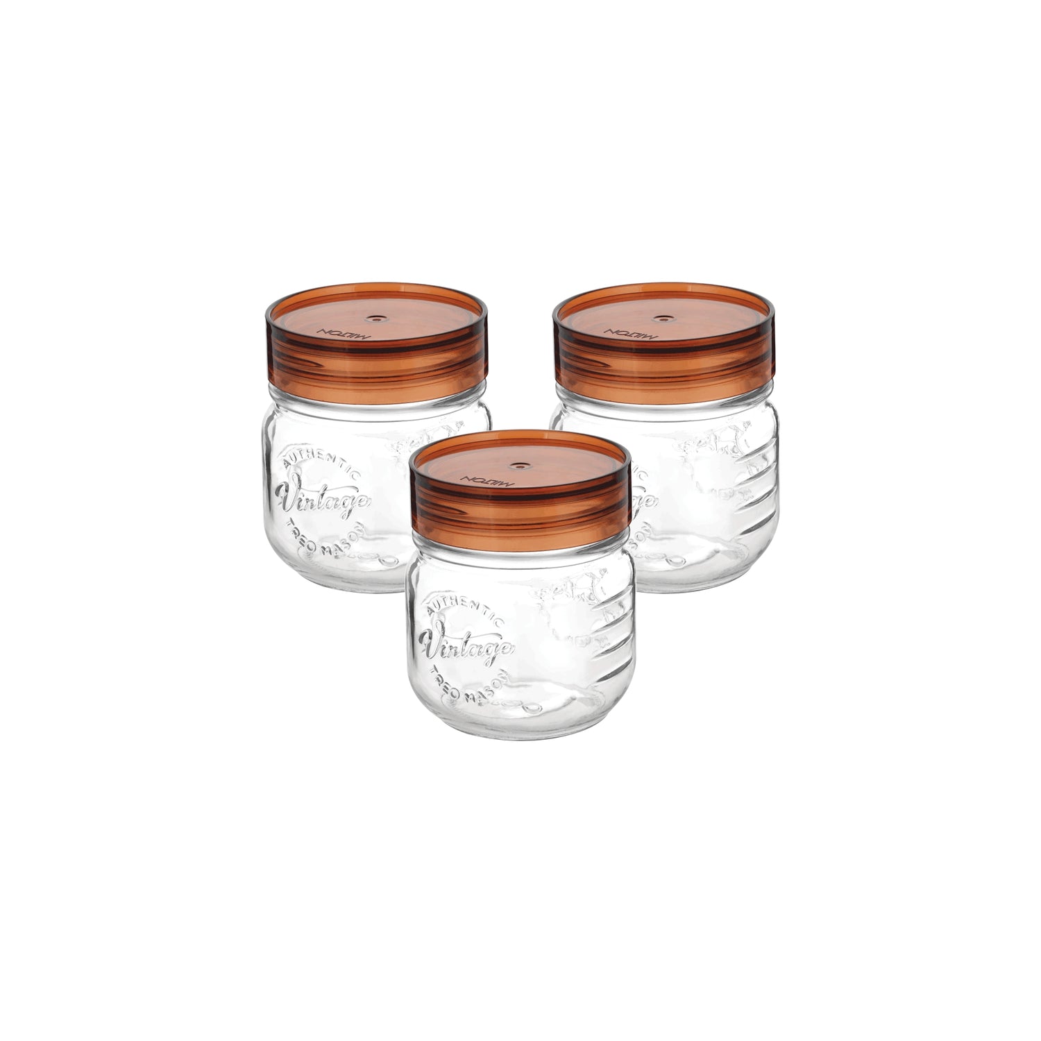 Vintage Glass Jar Set