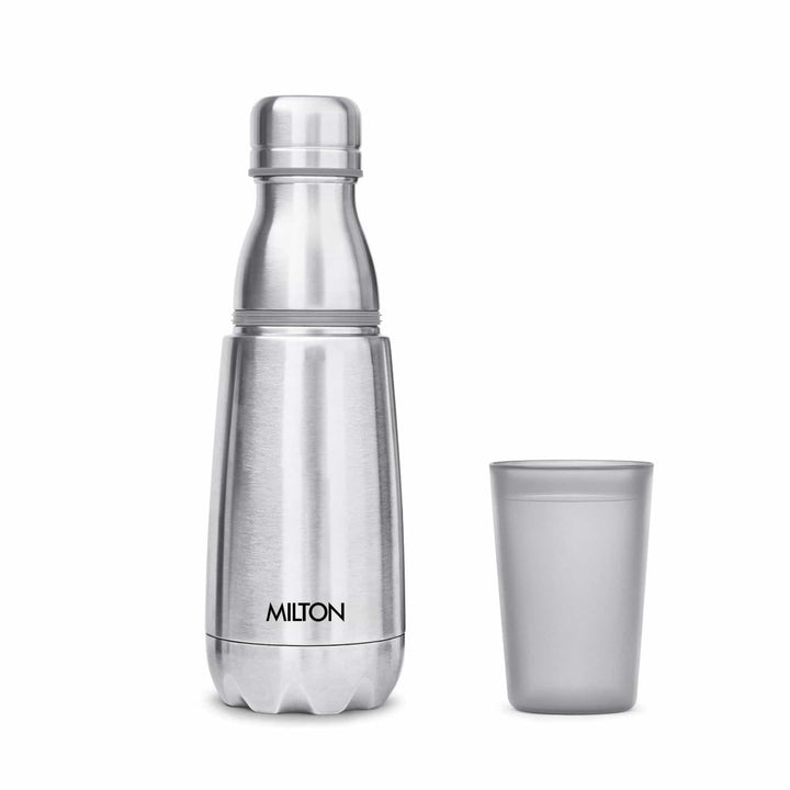 Vertex Thermosteel Water Bottle With Tumbler