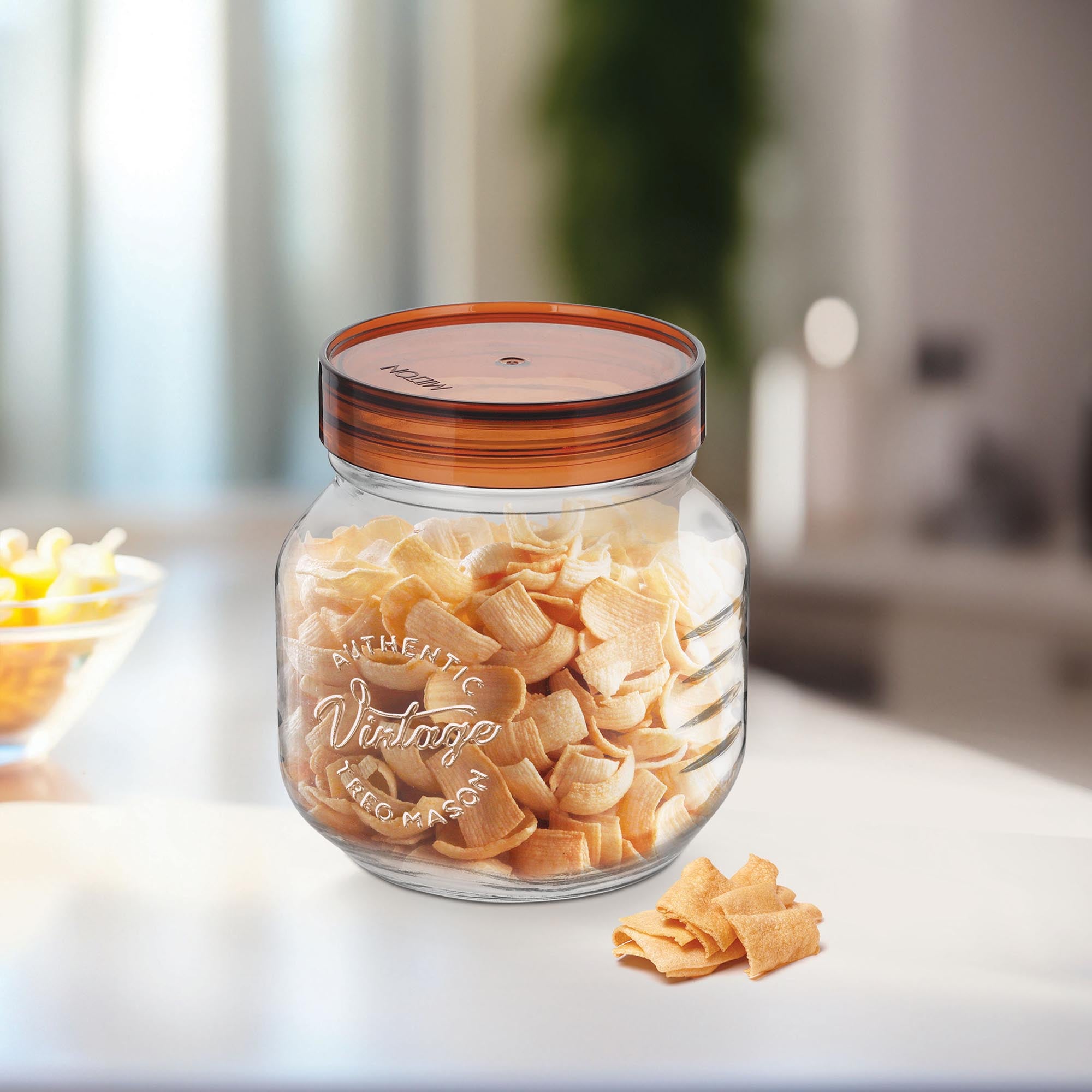Vintage Glass Jar With Lid  (Treo by Milton)