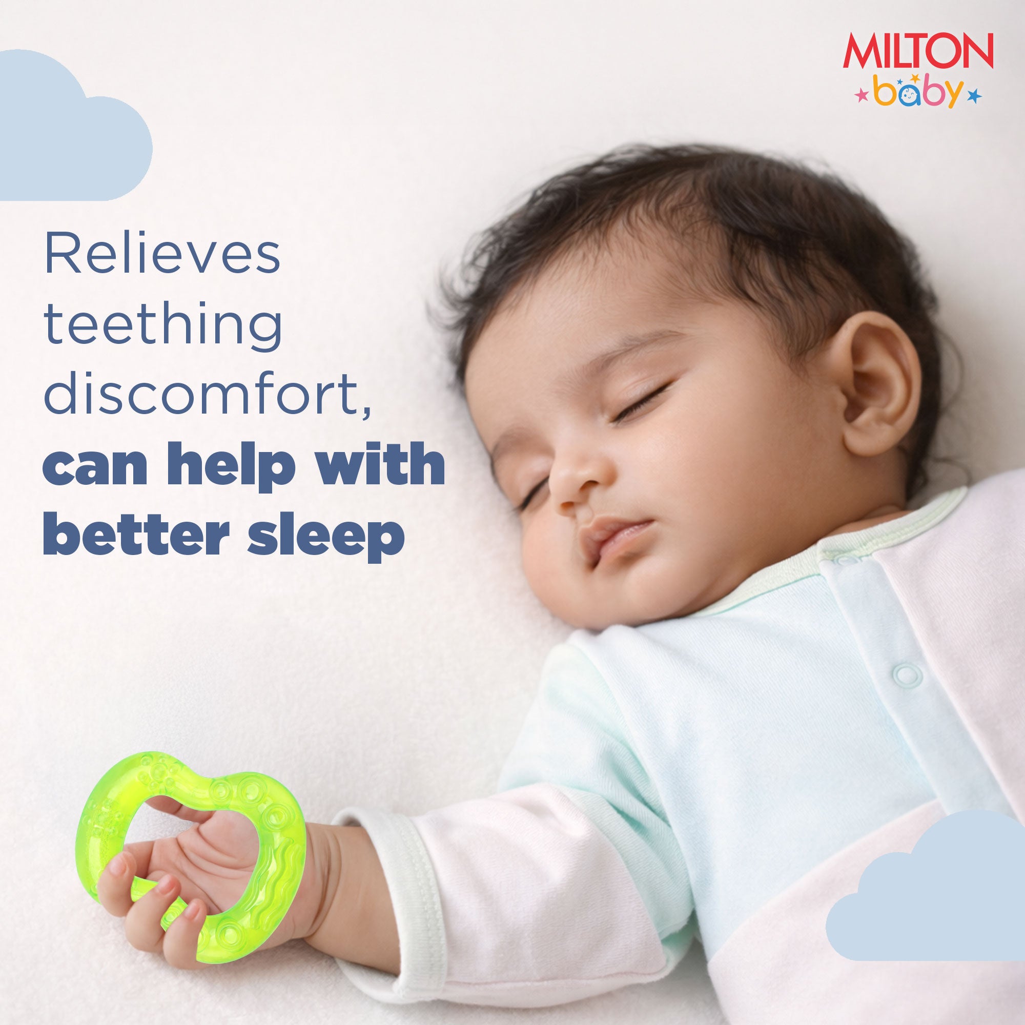 Waterfill Teether 3 Pcs Set For Baby (Milton)