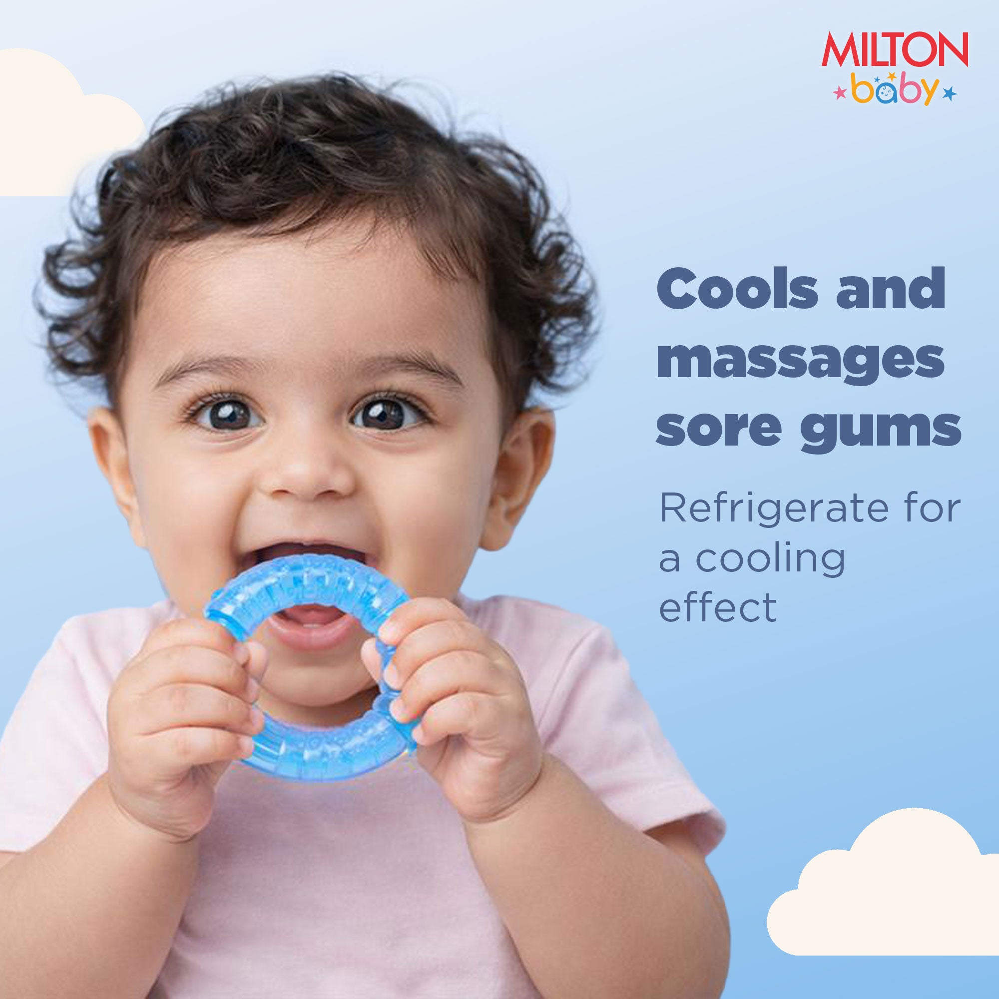 Waterfill Teether 3 Pcs Set For Baby (Milton)