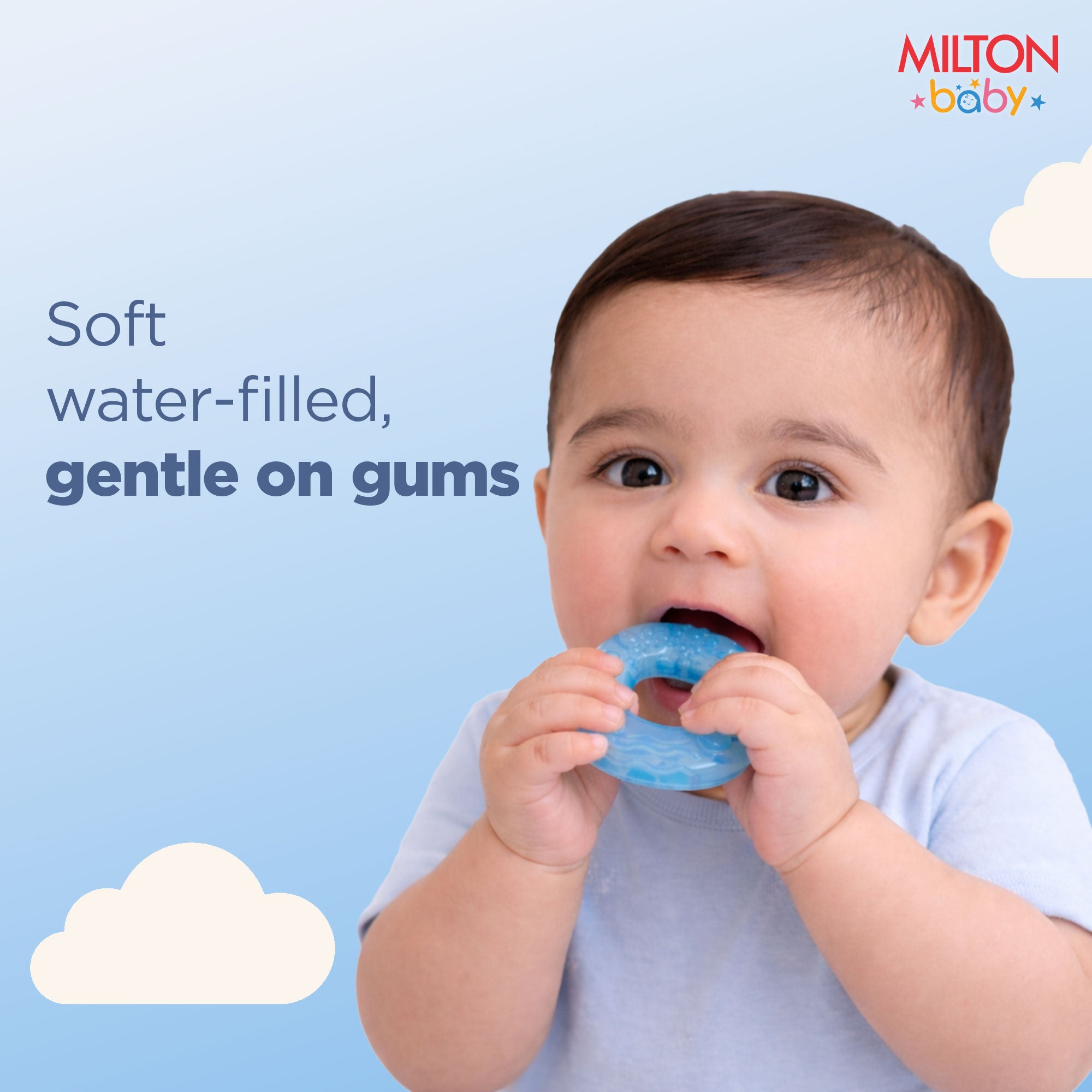 Waterfill Teether 3 Pcs Set For Baby (Milton)