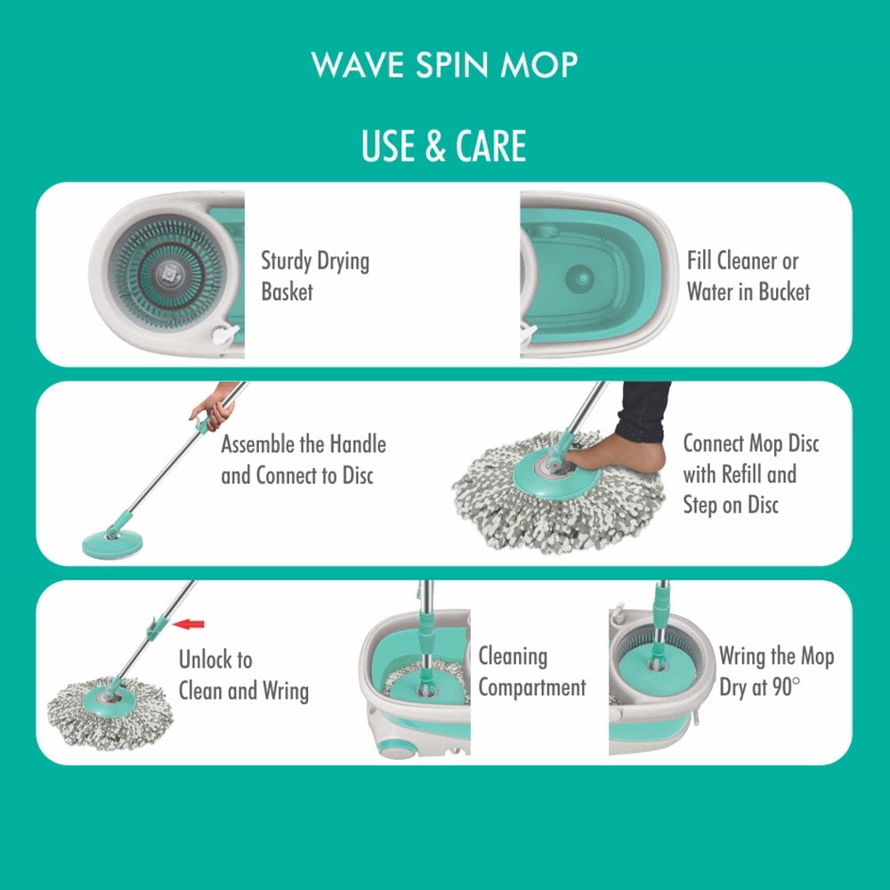 Wave Spin Mop