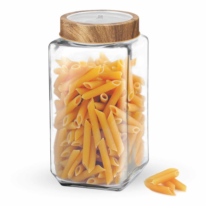 Woody Cube Jar