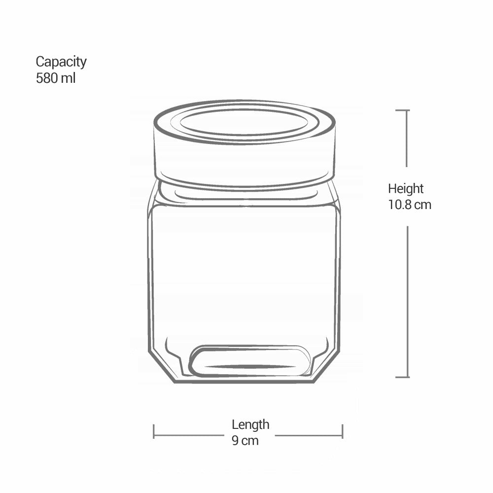 Woody Cube Jar