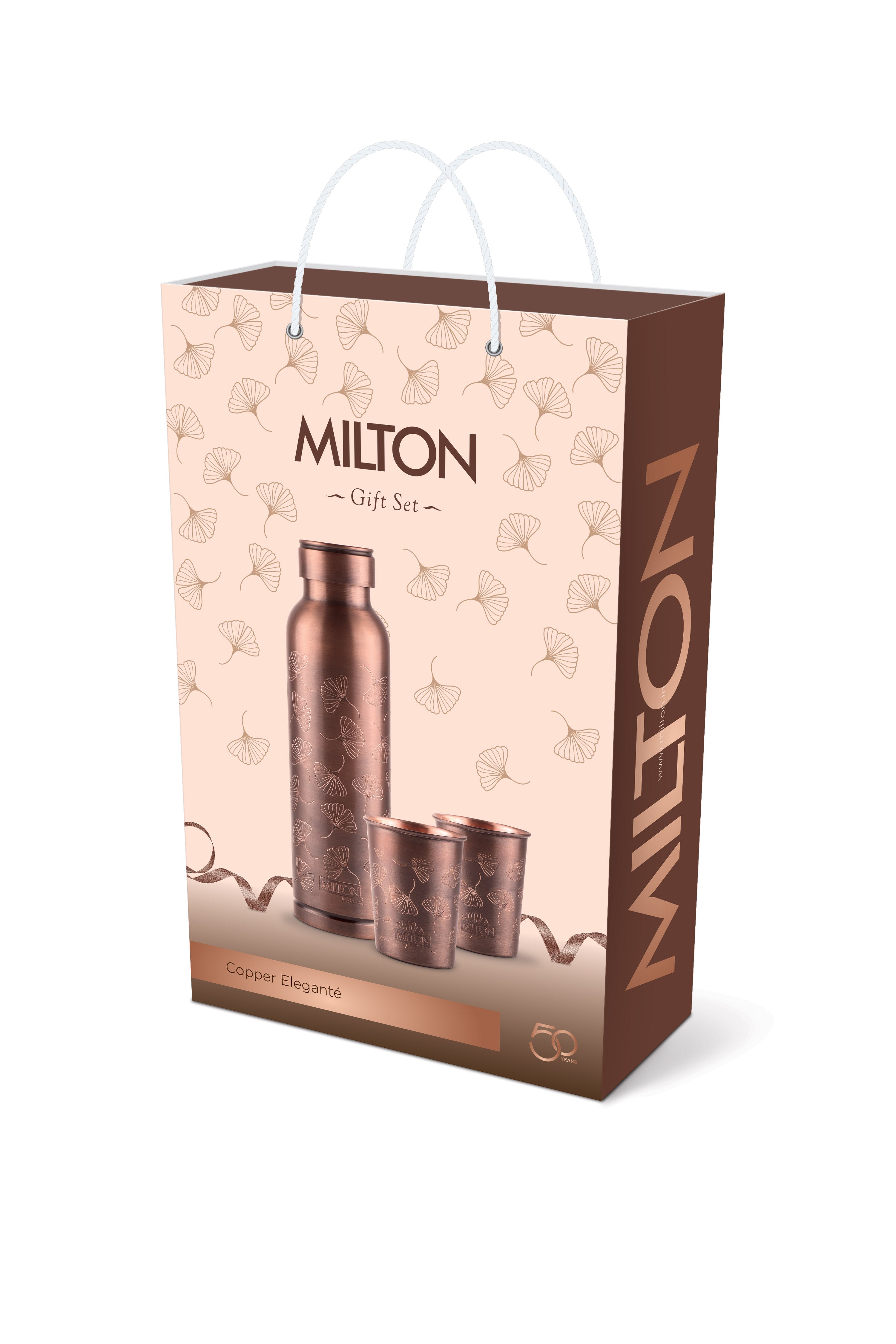 Copper Elegante Bottle Gift Set (Milton)