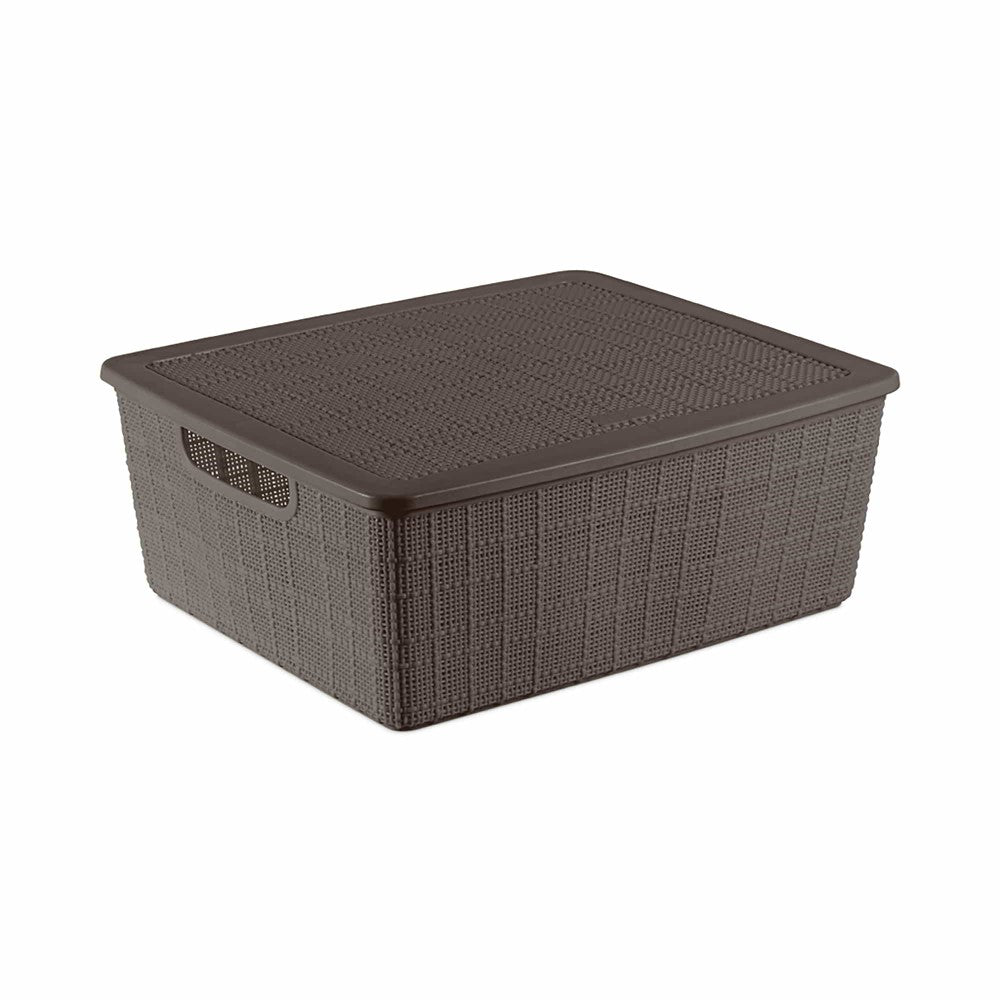 Dobby Multipurpose Basket With Lid by Milton