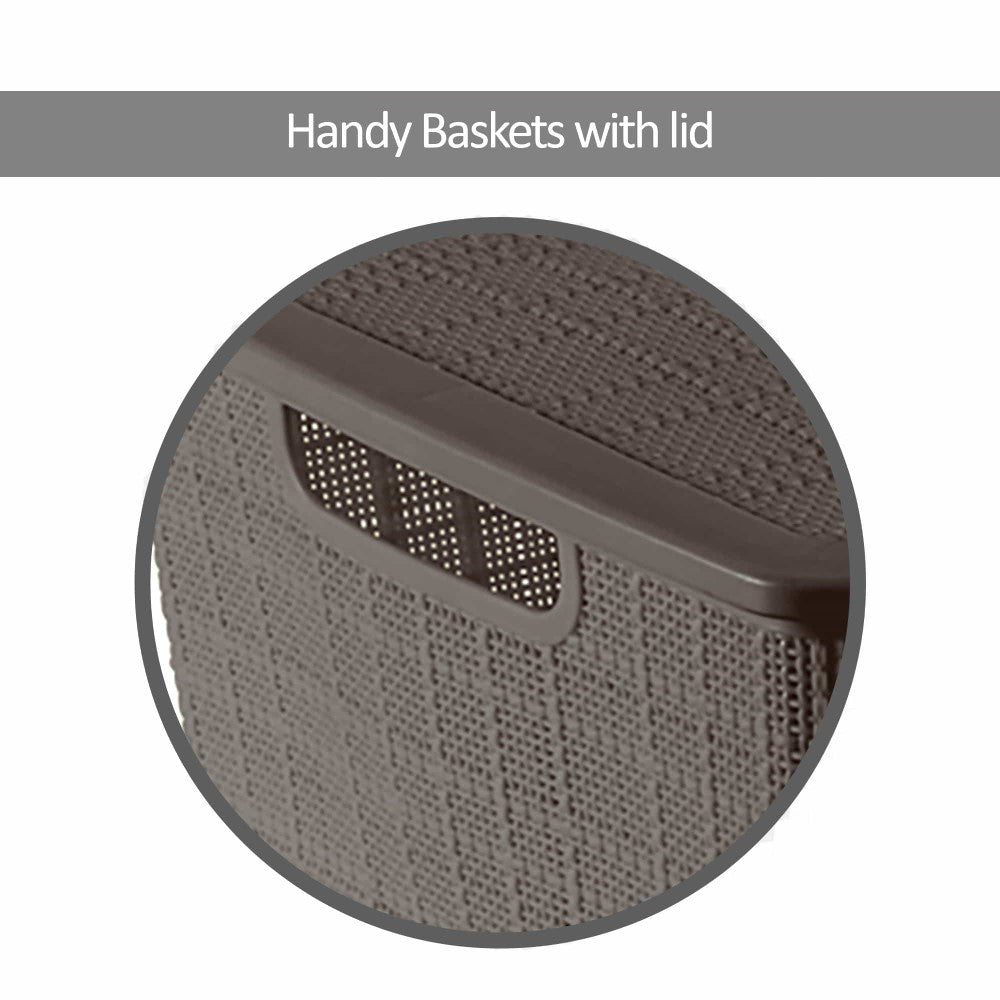 Dobby Multipurpose Basket With Lid (Milton)