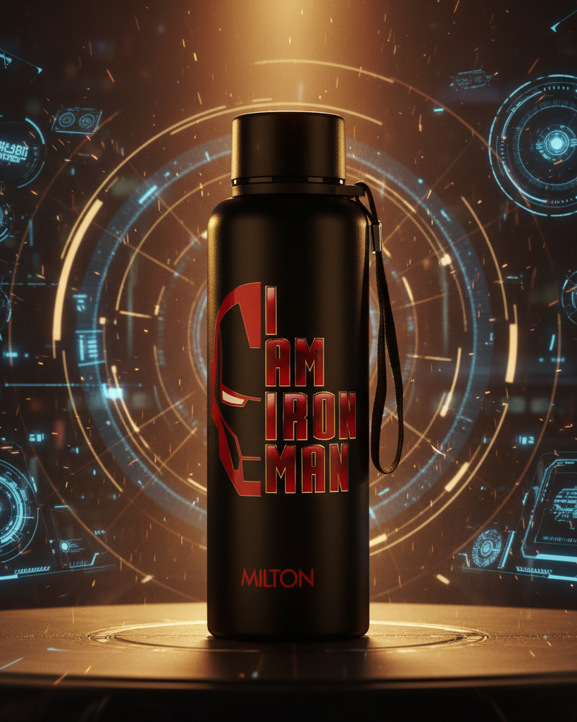 Marvel Iron Man Artedge Water Bottle (Milton)