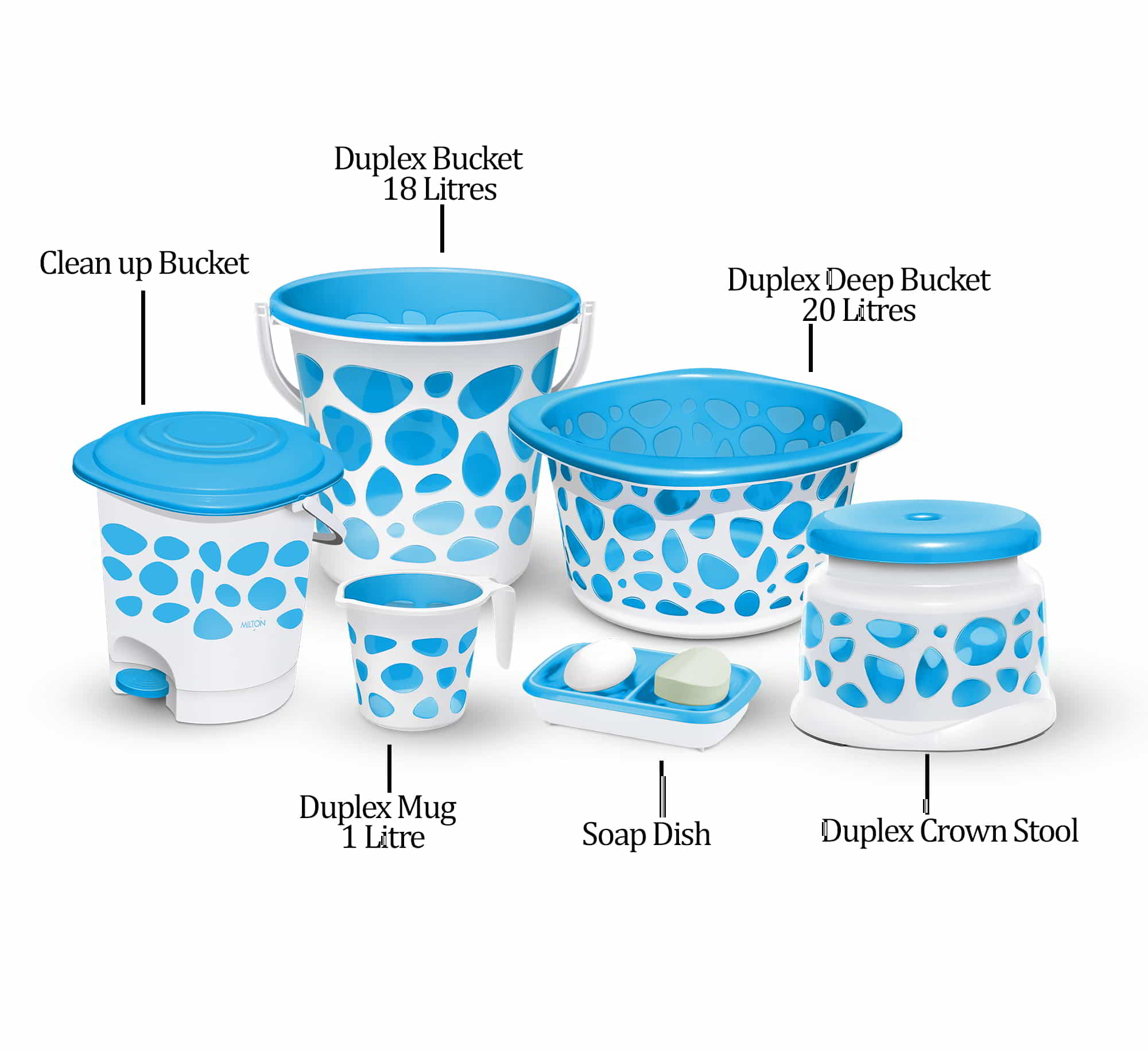 Duplex Spa 6 Pcs Set (Milton)