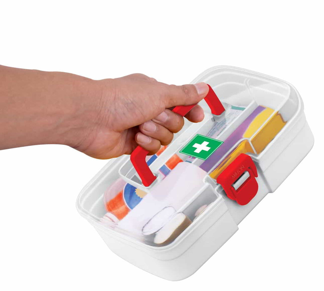 Milton Emergency Kit / Medical Box / First Aid - BPA Free Storage, With  Detachable Tray, 1 pc