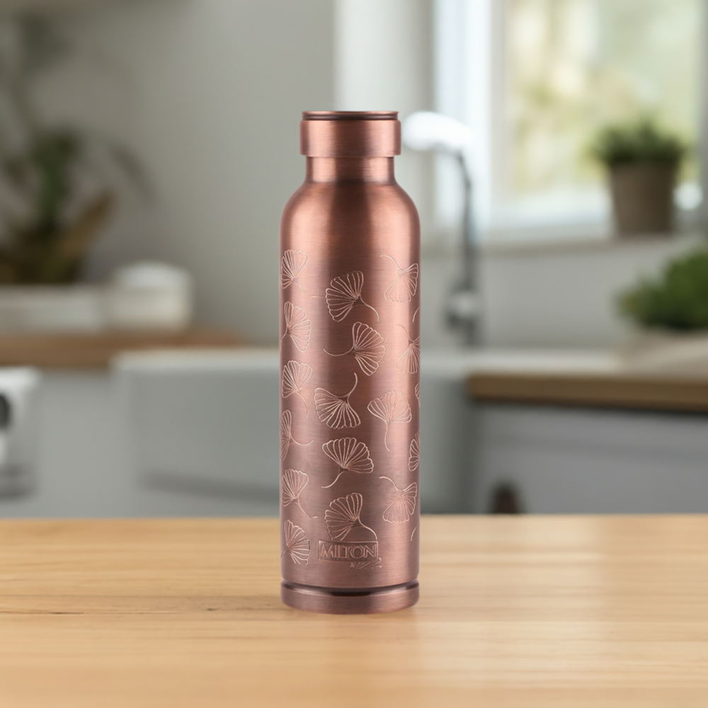 Copper Swasth Design Water Bottle