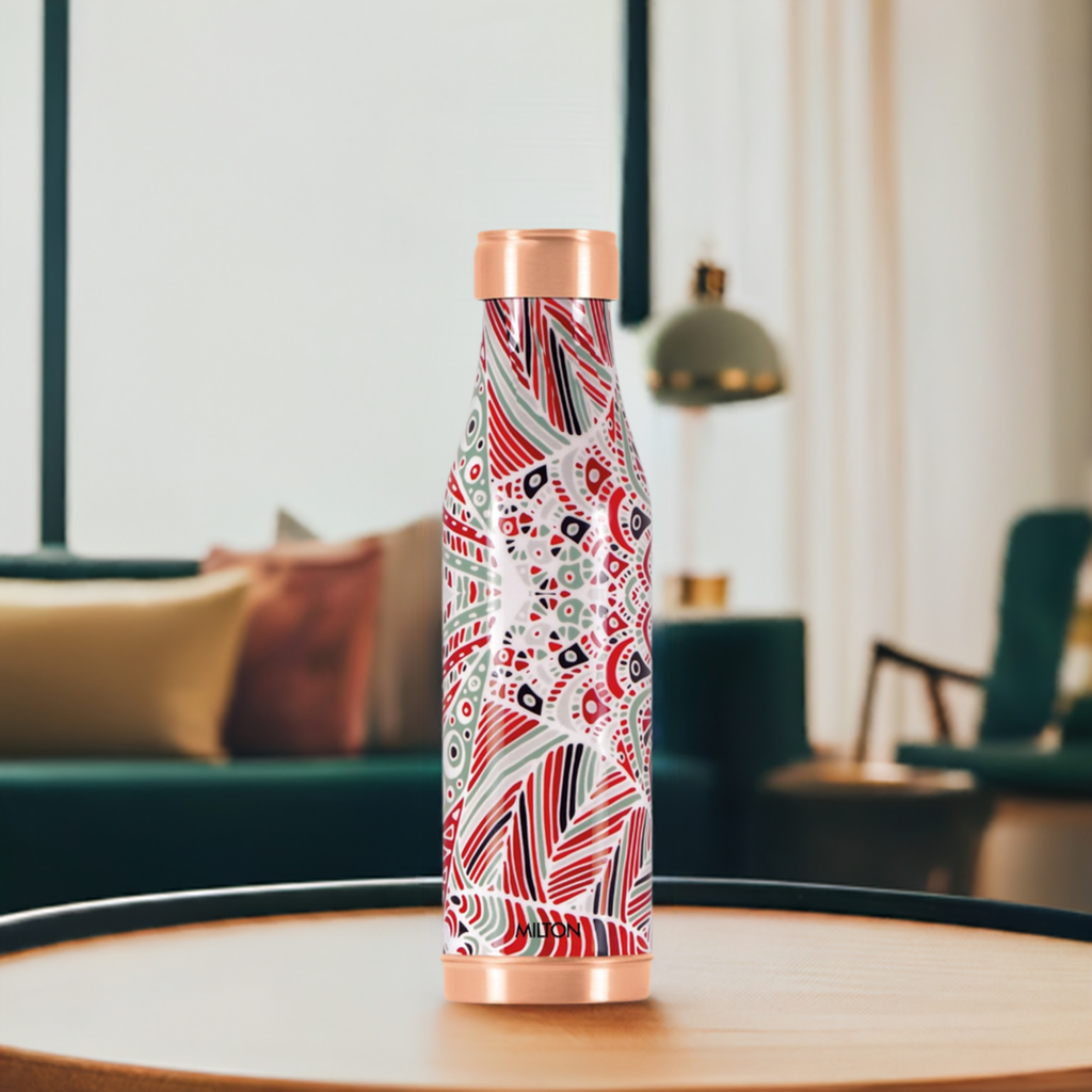 Buy Copper Charge Design Bottle Online at Best Price | Milton
