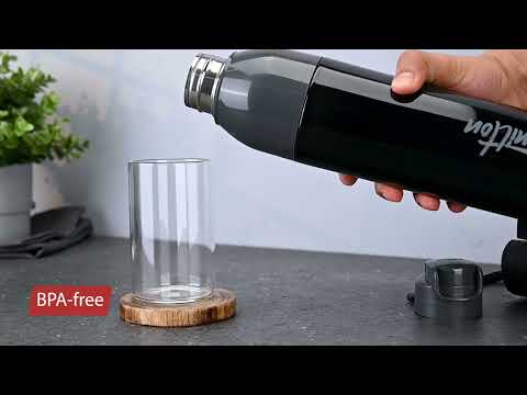 Load video: Steel Convey Insulated Water Bottle (Milton)