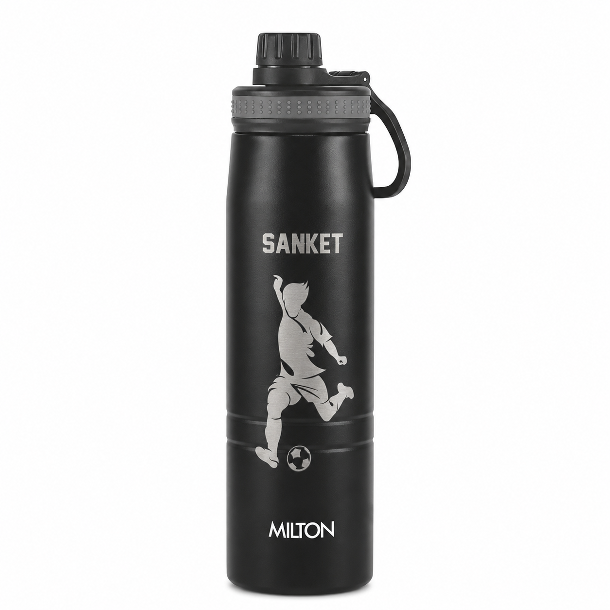 Personalized Sparkle Thermosteel Bottle Football Edition (Milton)