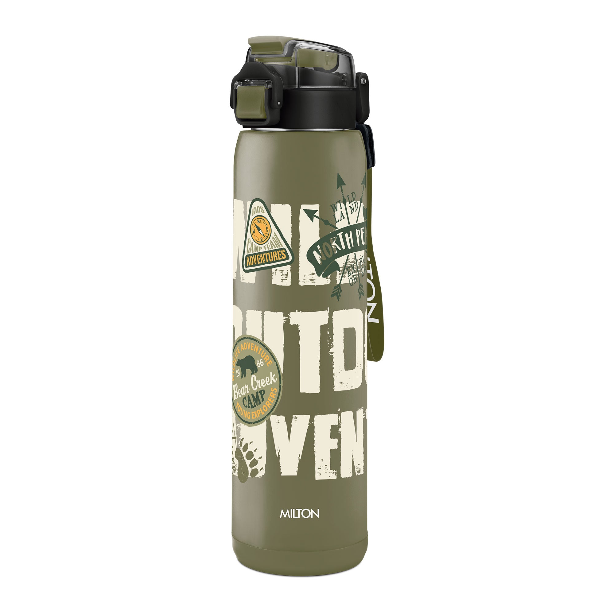 Steel Edge Thermoware Bottle With Twin Lid (Milton)