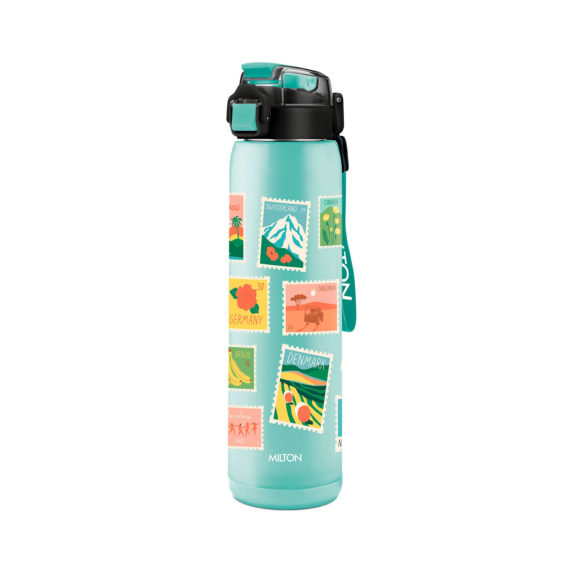 Steel Edge Thermoware Bottle With Twin Lid (Milton)