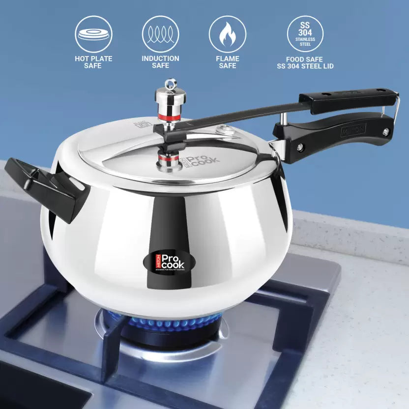Curve Stainless Steel Pressure Cooker Inner Lid